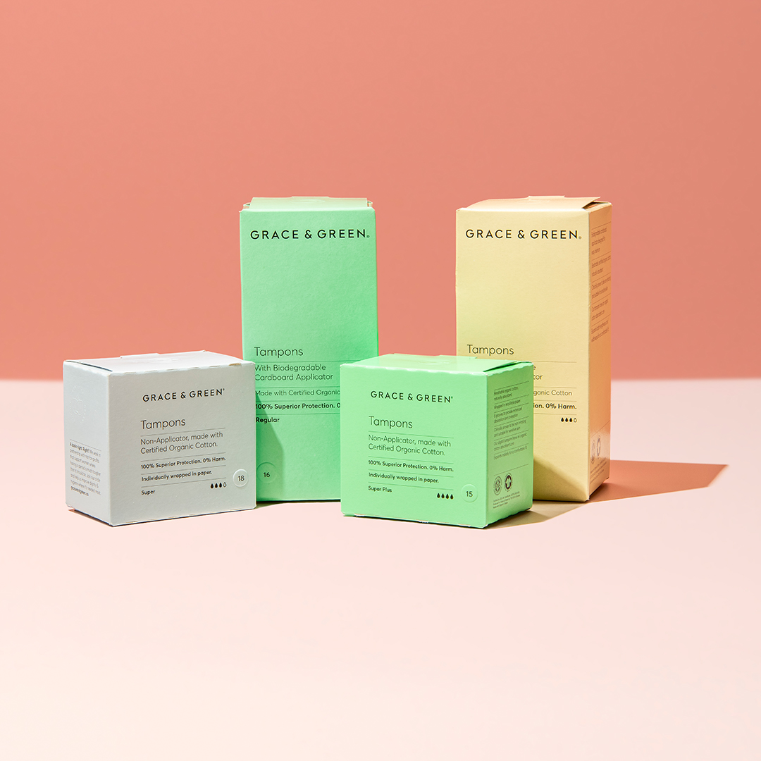 Grace & Green Organic Cotton Tampons