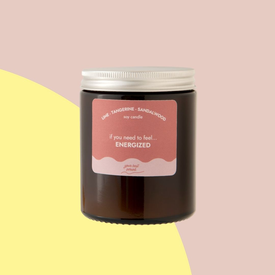 Your Best Period Candle Energized 160gr