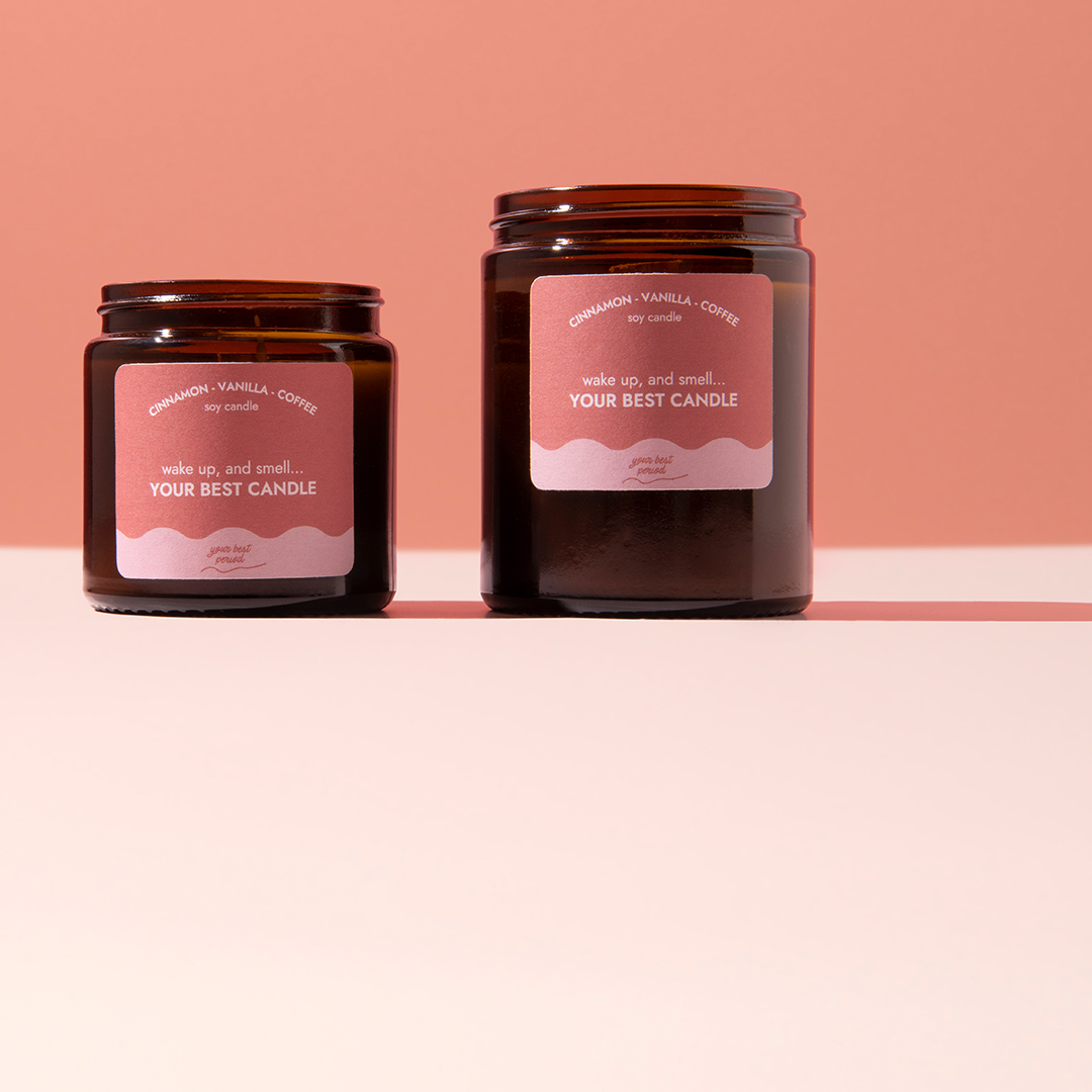 Your Best Period Candela Your Best Candle Two Sizes